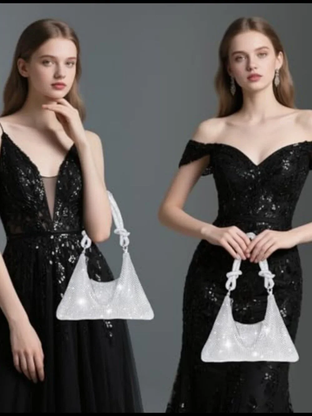 N/A glamorous rhinestone
